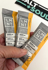 LOT of 3 LMNT ELECTROLYTE Orange Salt HOT or COLD Hydration Drink Packets Sachet Cold Powdered Drinks price
