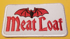 Meat Loaf Band red Embroidered Patch approx 2.25x4" Red Meat price