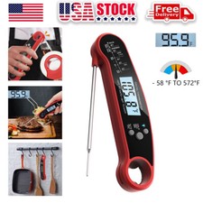 Meat Thermometer Instant Read Digital Fast for Kitchen Food Cooking BBQ Grilling Red Meat price