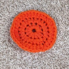 Handmade Orange Nylon Pot Scrubber Round Home Decor Cleaning Supply Cleaning Supplies price