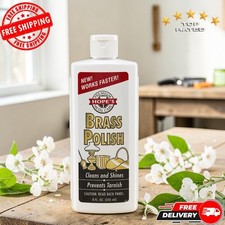 Brass Polish and Cleaner - Protective Tarnish Remover - Great Brass, Copper, Chr Polishers and Cleaners price