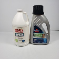Nature's Mircale Carpet Shampoo 64 oz and Bissell Pet Urine Eliminator **READ Carpet Shampoo price