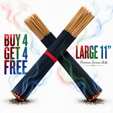 100 Incense Sticks 11" Bulk Pack Wholesale Hand Dipped Mix Match Variety Lot Room Fragrance price
