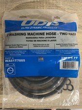 2 Pack Ultra Dynamic Products Washing Machine Hose Black Rubber 3/8"  x 5 FT Washing Machine Products price