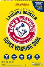 Arm & Hammer Super Washing Soda Detergent Booster & Household Cleaner, 55oz. Laundry Detergent price