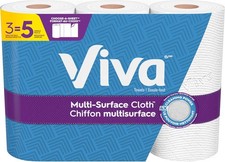 Viva Multi-Surface Cloth Paper Towels, Choose-A-Sheet 3 Big Rolls = 5 Regular Ro Paper Towels price