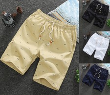 Men Casual Sport Shorts Chino Summer Beach Joggers Pants Twill Cotton Slim Fit Men's Shorts price