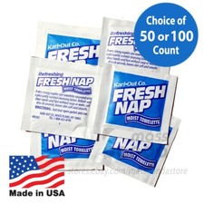 Kari-Out Moist Towelettes/Fresh Nap/Wet Wipes Individually Wrapped Lemon-scented Wet Wipes price