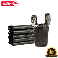 5x Thick Handled Trash Bags 32x50cm Bulk Heavy Duty Kitchen Trash Bags Trash Bags price
