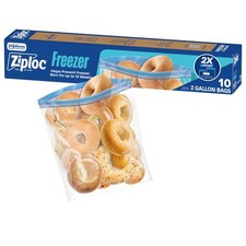 Freezer Bags, 2 Gallon, 10 CT Pack  1 Refrigerator Bags price