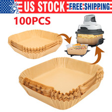 New Air Fryer Disposable Paper Liner Non-stick Baking Oil-proof Liners Square Baking Paper price