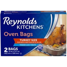 Reynolds Kitchens Turkey Size Oven Bags, Holds Up to 24 2 Bags (Pack of 1) Oven Bag price