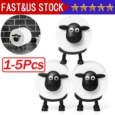 1-5 Pack Sheep Toilet Paper Roll Holder Set OPP Packaging - Cute Bathroom Decor Toilet Set price