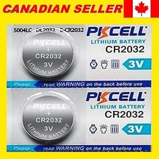 2x PKCELL CR2032 Batteries, Lithium Battery 2032 | Shipped from Canada Exp 2028 Battery price