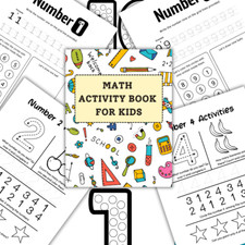 Printable Math Activity Book for Kids | Engaging math workbook Mathematics price