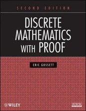Discrete Mathematics with Proof Hardcover Eric Gossett Mathematics price