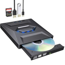 External CD DVD-RW Drive Writer Burner USB SD USB-C Reader Hub PC Laptop Windows CD & DVD Drives price