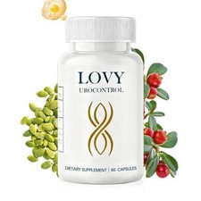 Lovy Urocontrol Capsules, Bladder Health Supplement, Maximum Strength Formula. Herbal Supplements price