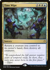 MTG Time Wipe ** War of the Spark ** English (NM) English price