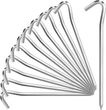 20 Pack Tent Stakes Heavy Duty, 10inch Tent Stakes Pegs, Metal Tent Spikes Groud Tent price