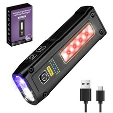 UV Flashlight 395nm Blacklight, LED EDC Flashlights high Lumen USB C Recharge Flashlight price