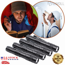 4 PCS Tactical LED Flashlight Clip Mini Penlight Pocket Portable Torch Lamp Flashlight price