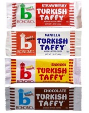 Bonomo Turkish Taffy 4 Flavor Variety- 12 Pack Turkish price
