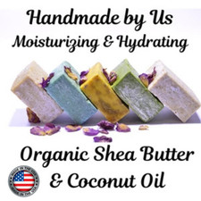 Handmade Soap Bars w/Organic Shea Butter & Coconut Oil - YOU CHOOSE! - 4.5 oz. Soaps price