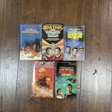 Lot Of 5 Various Star Trek Novels; Miscellaneous Authors; SW1 Miscellaneous Novels price