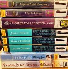 LARGE PRINT LOT 8 Romance/Harlequin/Suspense/Inspired Books  SMOKE-FREE Novels Miscellaneous Novels price