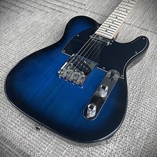 Full-Size Trans Blue Electric Guitar with Maple Neck Gig Bag and Accessories Electric Guitars price