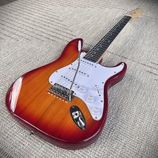 Cherry Sunburst Electric Guitar Package with Gig Bag, S-S-S Pickups, Full-Size Electric Guitars price