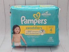 Pampers Swaddlers Active Baby Diaper Size 4 22-37 Lb, 22 Diapers Baby Diaper price