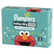 Pampers Diapers -Baby Dry - Size 4, 28 Count, Absorbent Disposable Infant Diaper Baby Diaper price