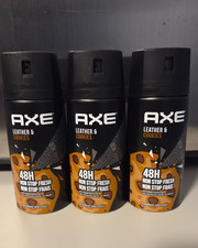 3 Pack Axe Musk Cinnamon & Amber  Mens Deodorant Body Spray, 150ml (5.07 oz ) Spray Deodorants price