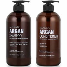 Mosaic Argan Oil Shampoo and Conditioner Set, 20.2 FL Oz Each Shampoo and Conditioner price