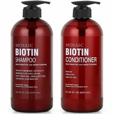 Mosaic Biotin Shampoo and Conditioner Set, 20.2 FL Oz Each Shampoo and Conditioner price
