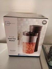 Mainstays 8 Cup Iced Tea Maker & Coffee Brewer w/ 2-Quart Pitcher: New In Box Tea Makers price