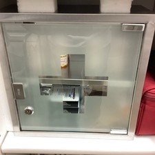 Lockable Medicine Cabinet Wall Mount Stainless Steel First Aid Storage NEW/BOX Medicine & Supply Cabinet price