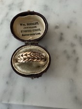 Antique 9 ct Rose Gold Keeper Ring, size 8.5/Q Gold Ring price