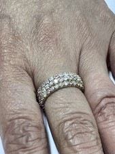 3 Piece 14k And Diamond Eternity Bands Gold Ring price