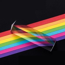 Optical Triangular Prism Crystal Glass Science Light Spectrum Physics Teaching Physics price