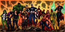 AVENGERS MARVEL FRIDGE MAGNET 4.25" x 2" Fridge Magnet price