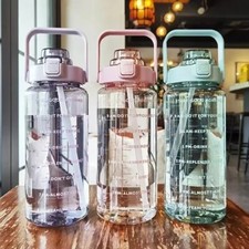2 Liter Water Bottle With Straw Large capacity Portable Travel Outdoor Sports Water Bottle price