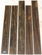 Scratch and Dent! Lot of 5 ziricote guitar fingerboard blanks SD76 Classical Guitars price