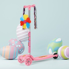 Scooter for Kids 3 Light Up Wheels Kids Kick Scooter Adjustable Foldable Pink Scooter price