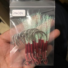 20PCS Fishing Jig Assist Hooks High Carbon Steel Jigging Hook Saltwater Big Game Fishing Hook (Jig) price