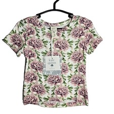 Kate Quinn Bamboo Floral Top 3-6m NWT Short Sleeve T-Shirt Baby Girls Baby T-shirt price