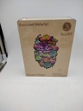 Delobil Succulent Waterfall Wooden Puzzles, 200 Pc Jigsaw Puzzles W Accessories Puzzle & Accessories price