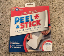 Masterpieces Accessories - Peel And Stick Jigsaw Puzzle Glue Sheets, 12 Puzzle & Accessories price
